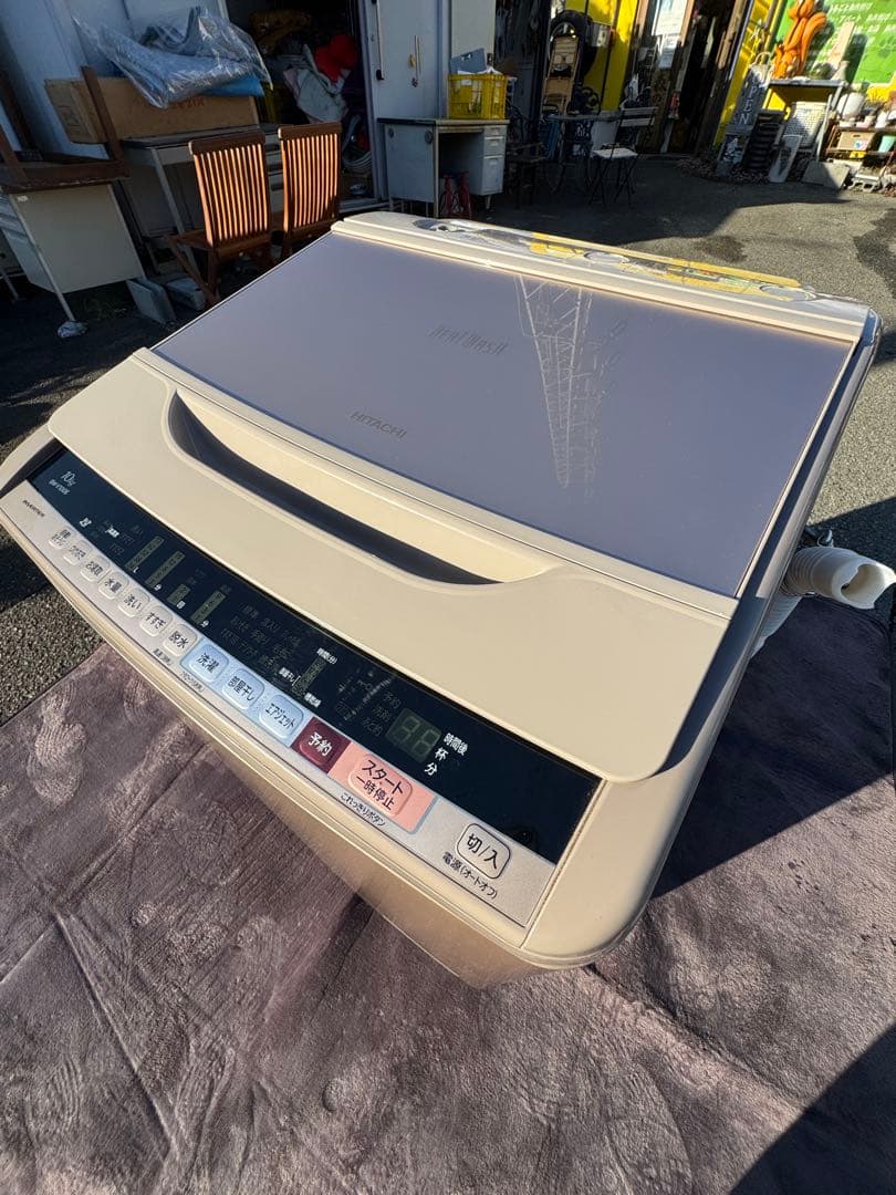 日立全自動電気洗濯機BW-V100B 10kタイプ(超美品)【送料込み】