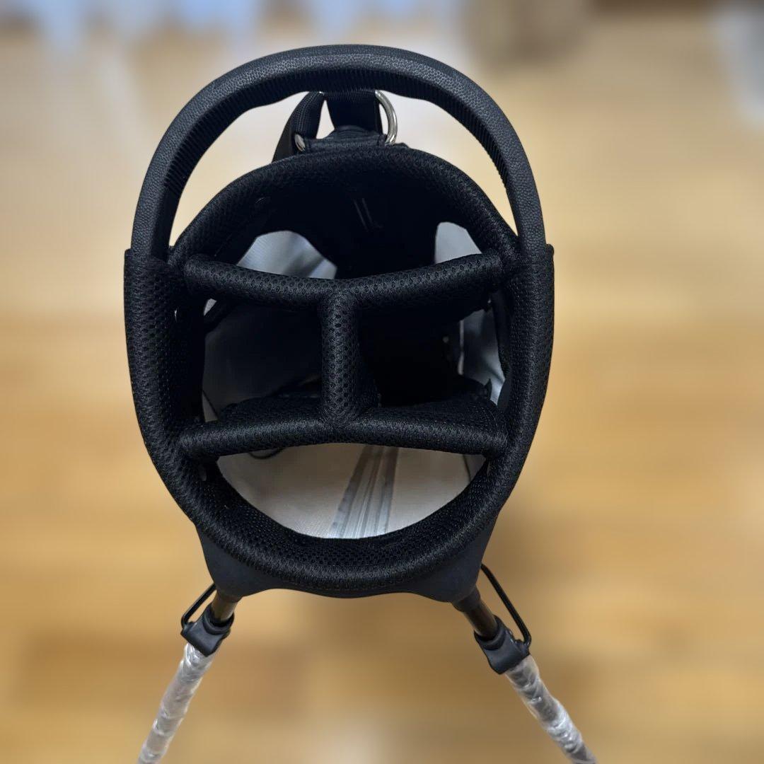 阪神　タイガース　 キャディバッグ ホワイト/イエロー　ゴルフバッグ