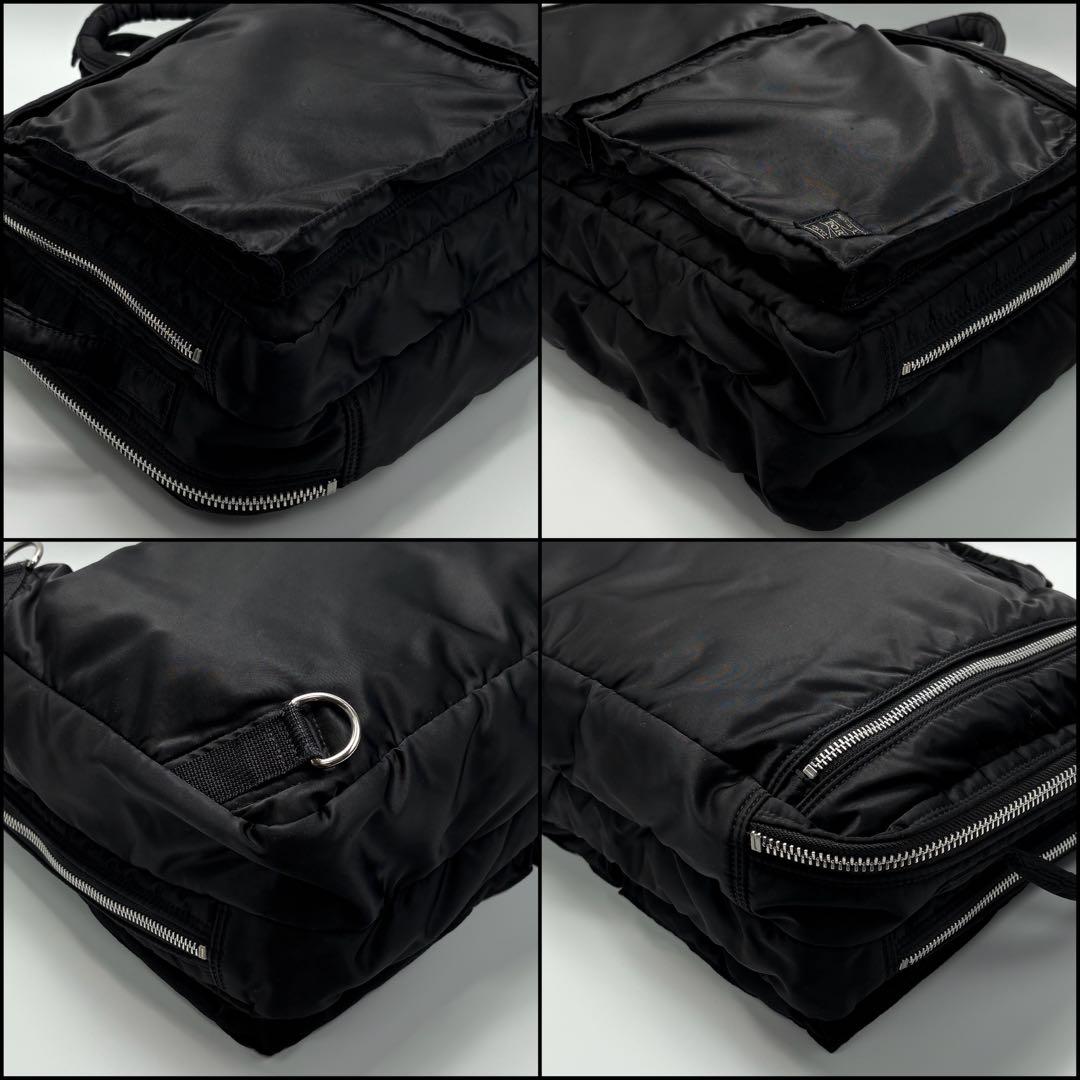 ポーター　3way　ビジネスバッグ　リュック　ショルダー　タンカー　ナイロン　黒