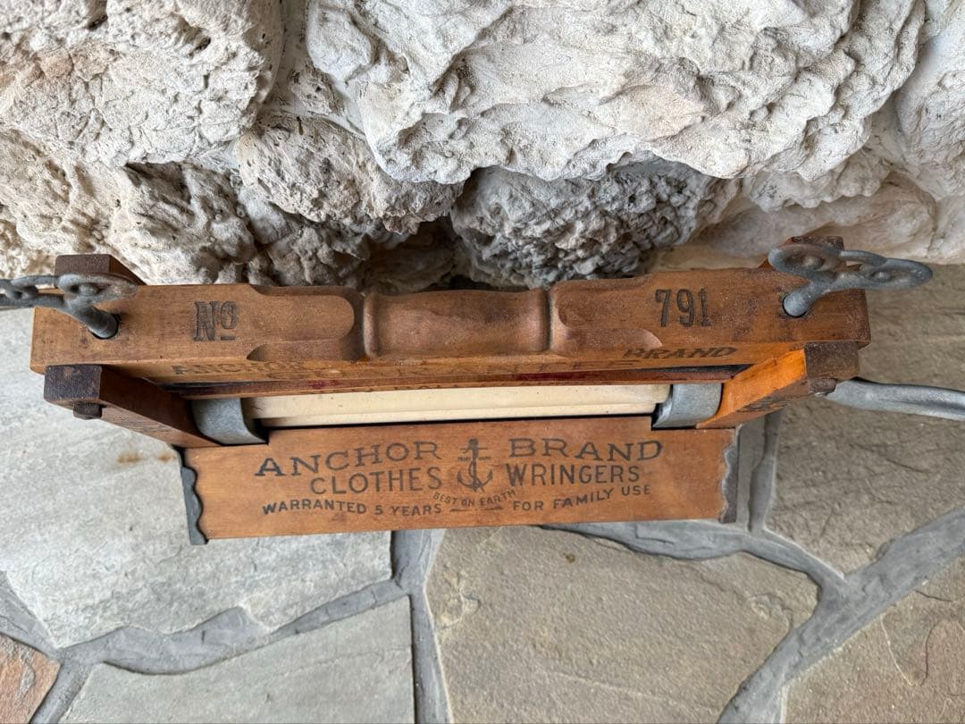 【値下げ】アンティーク アンカー 社ローラー式脱水機