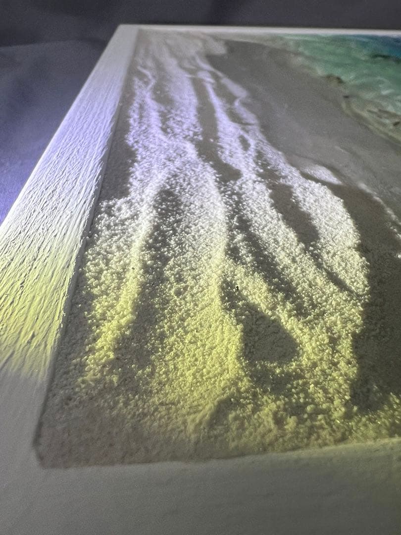 【レジンアート】波紋アート／さざなみクリスタル／B4パネル／オーシャンアート