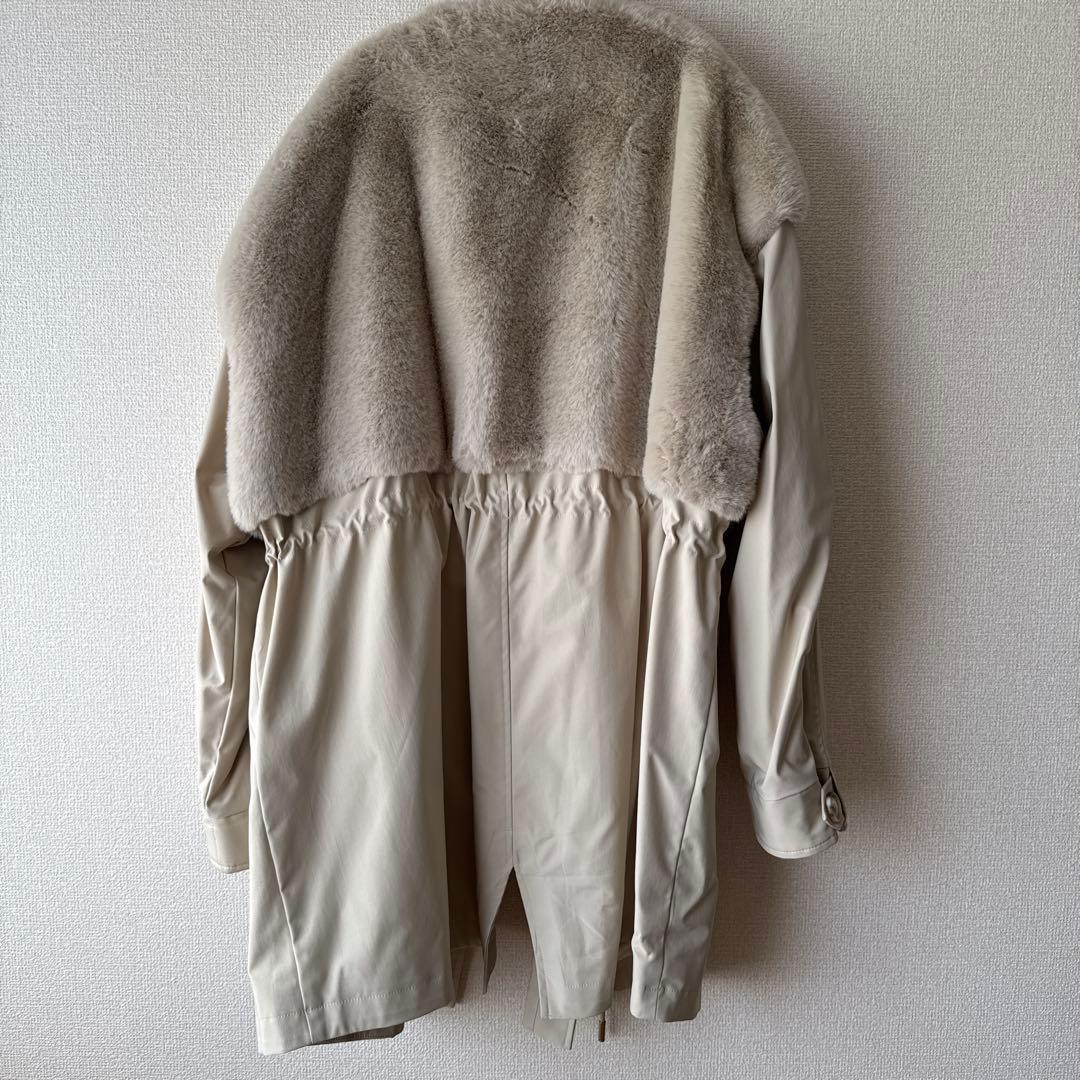 値下げ【美品】CAPRICIEUX LE'MAGE ファードッキングモッズコート