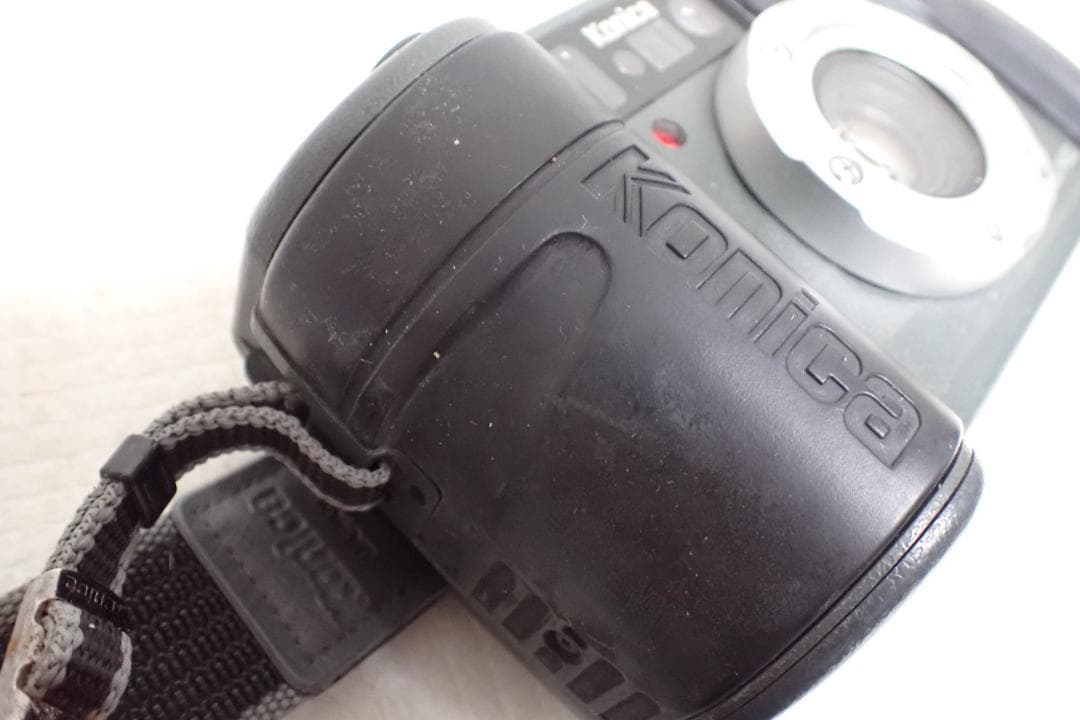 コニカ フィルムカメラ現場監督28 HG 大光量フラッシュ 動作未確認 B6-A