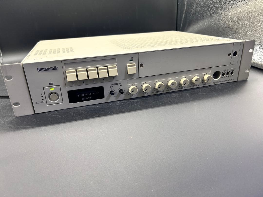 Panasonic ハイパワーアンプ WA-H30 動作確認済み 業務用アンプ