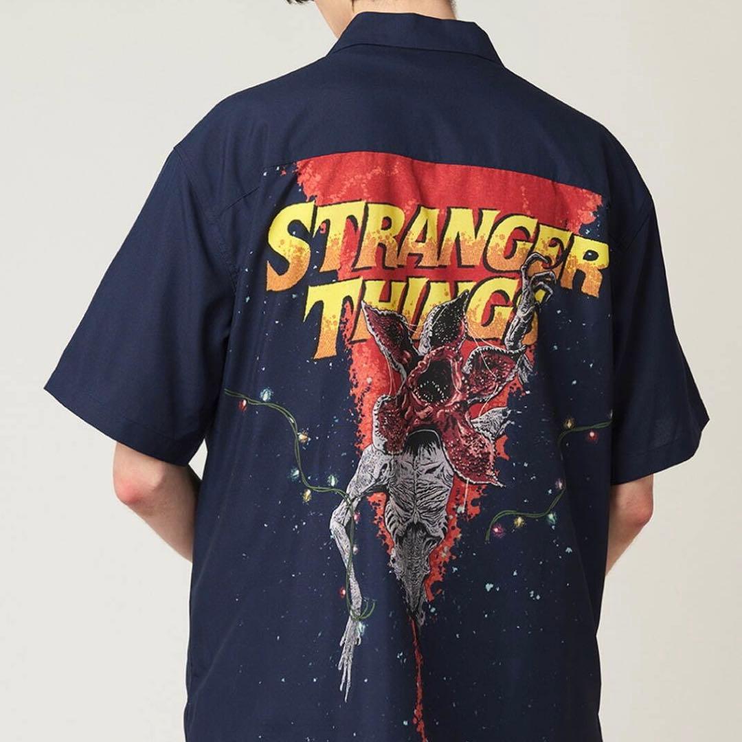 Sサイズ ストレンジャーシングス グラニフ オープンカラーシャツ　　新品