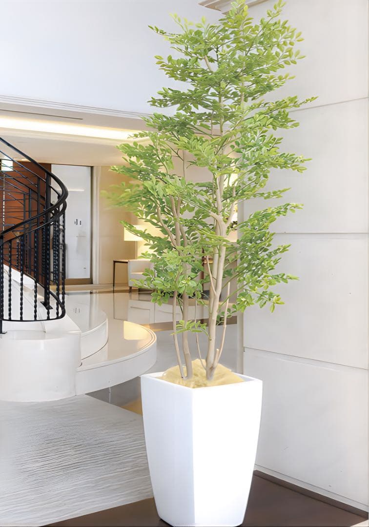 光触媒　人工観葉植物　フェイクグリーン　アーバンゴールデンリーフ1.8m