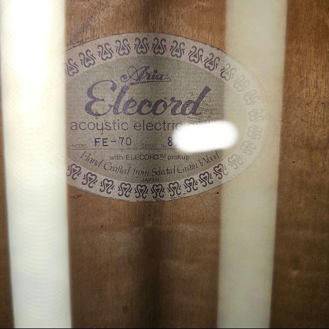 とてもレアなエレアコ★Aria.Erecord. FE-70★ハードケース付き★