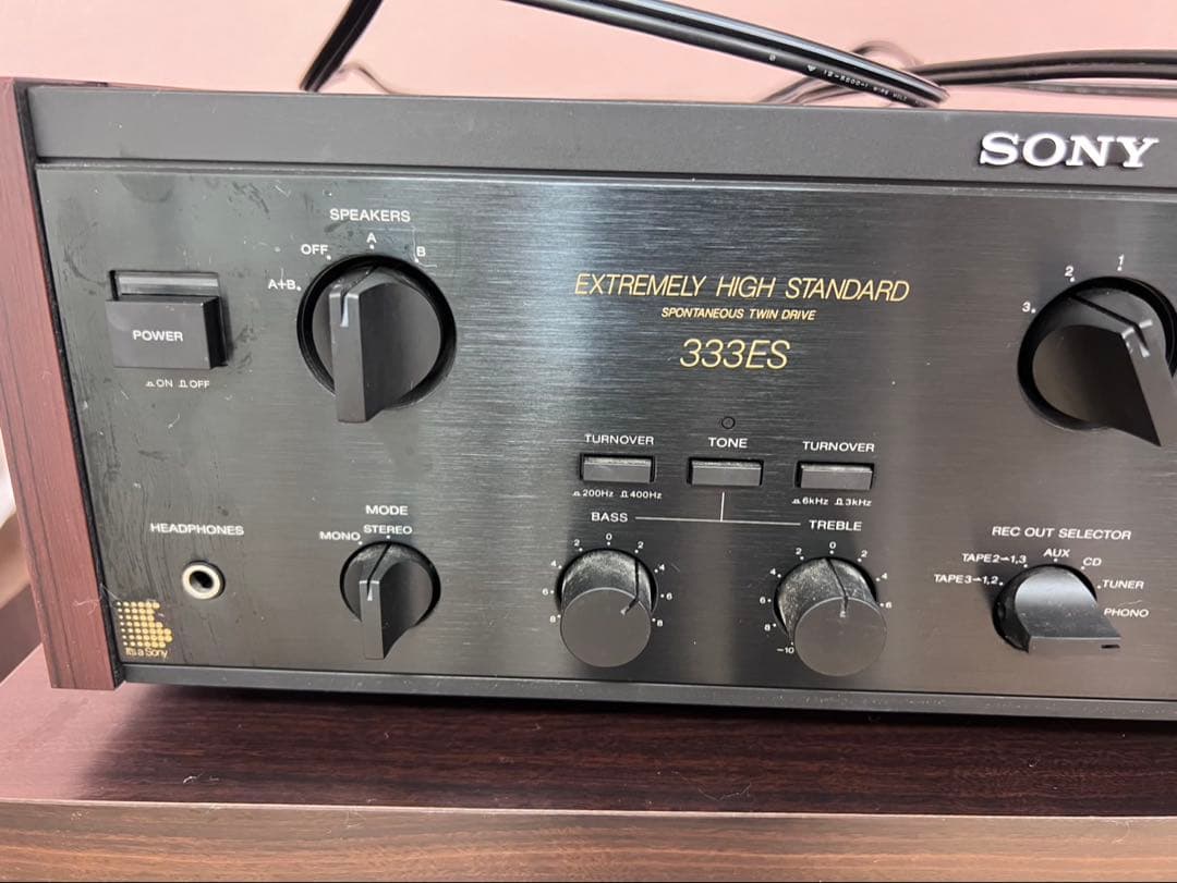 SONY 333ES アンプ EXTREME HIGH SENSITIVITY