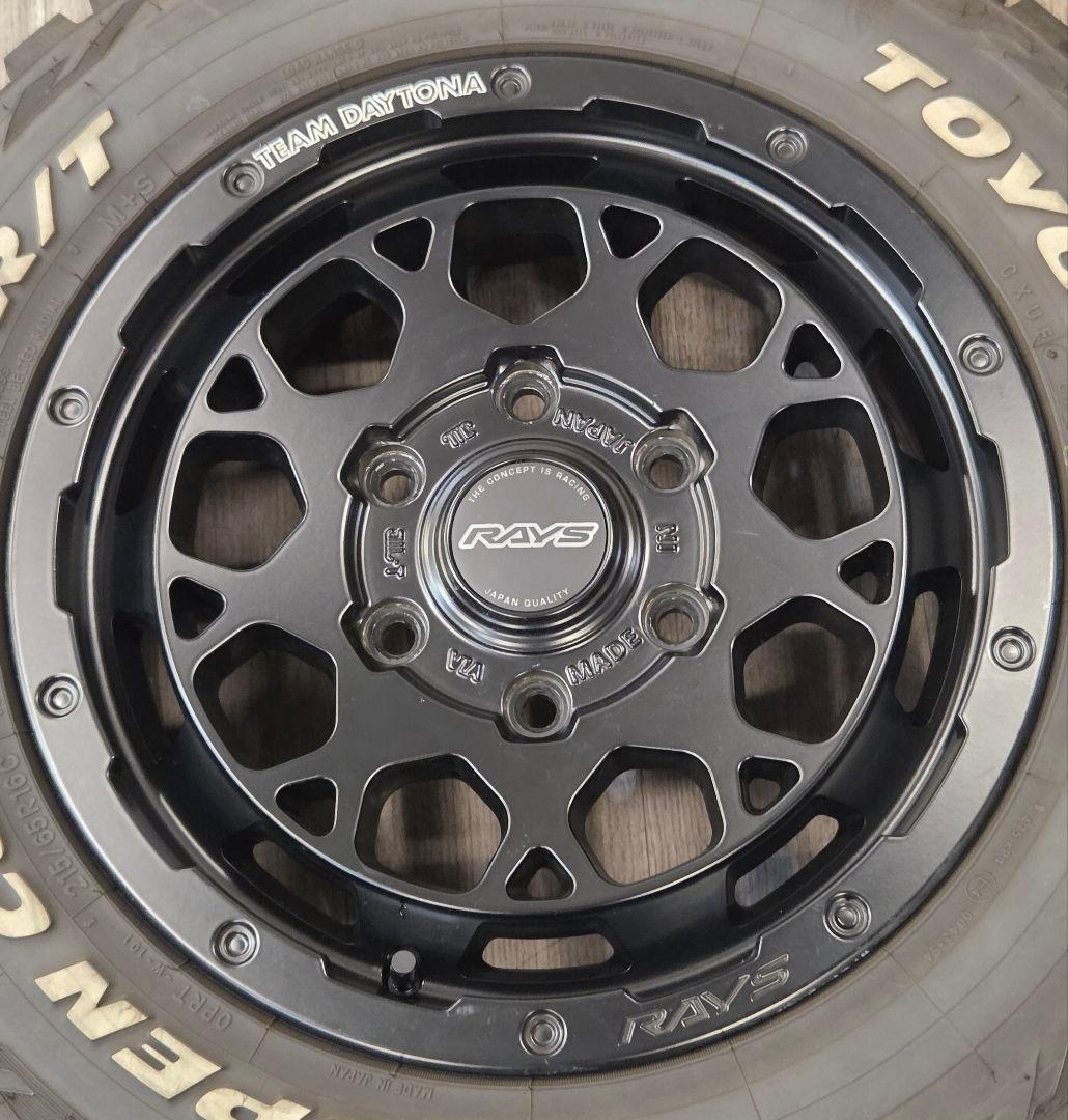 トーヨータイヤ オープンカントリー RAYS チームデイトナ 4本セット