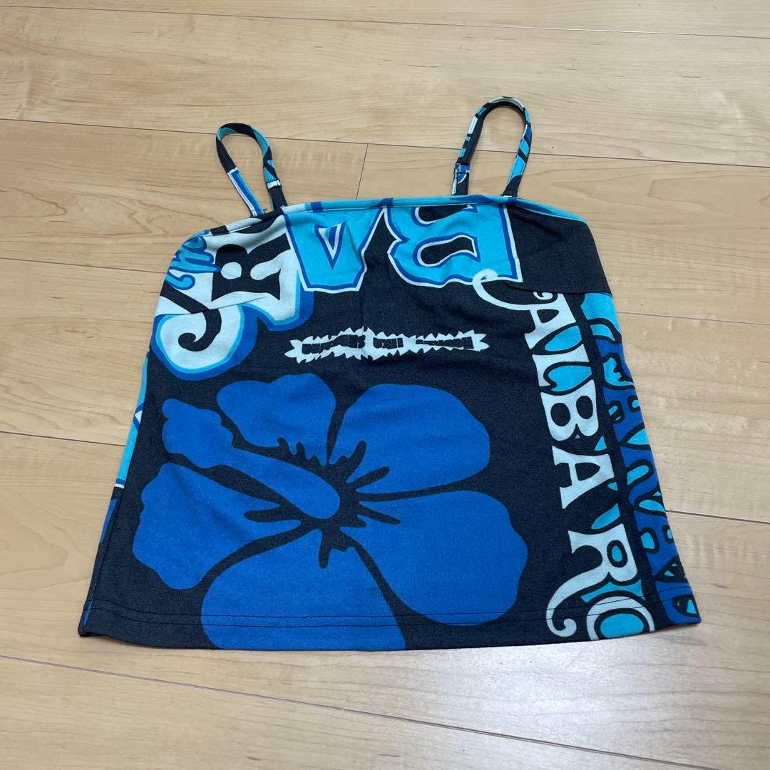 アルバローザ　キャミソール　青