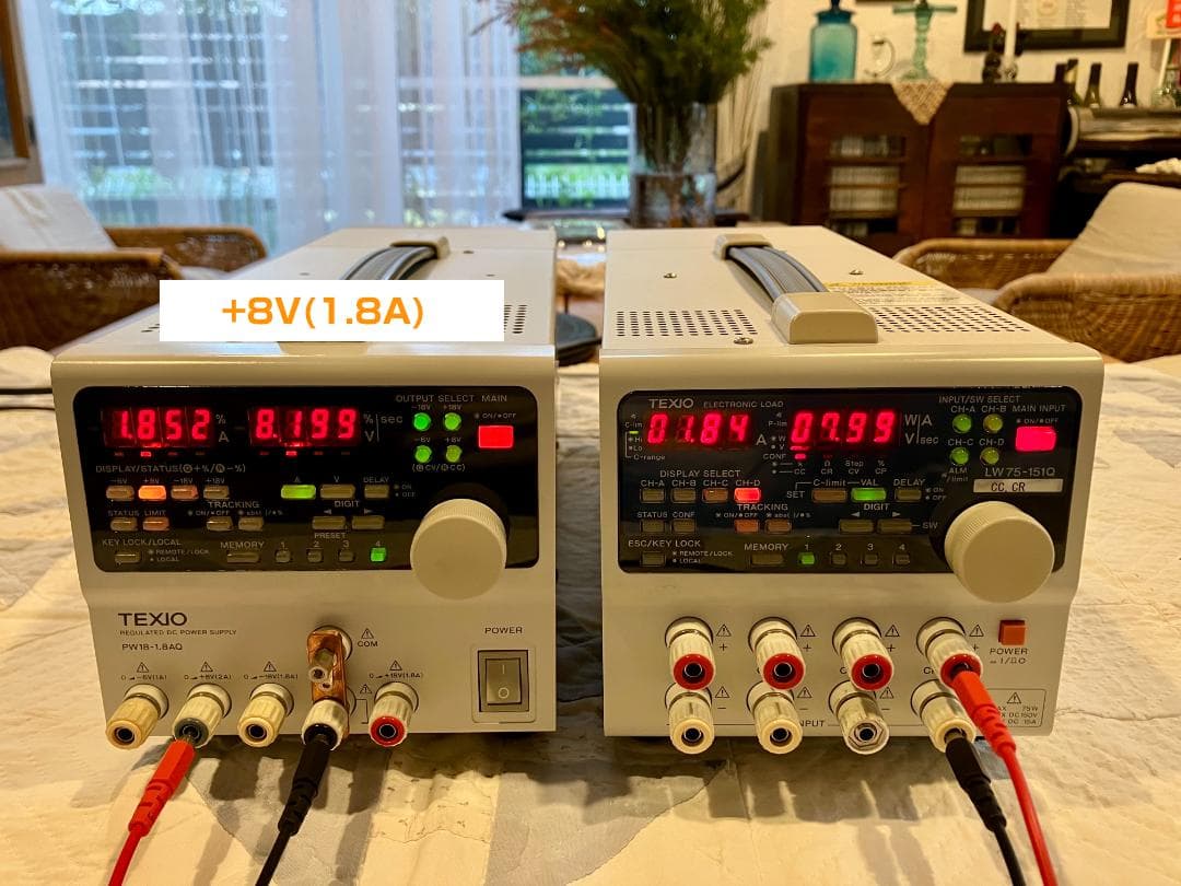 TEXIO 4-出力直流安定化電源 PW18-1.8AQ