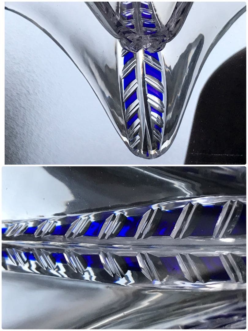 美術館所蔵品オールドバカラ リベリュールLibelluleトンボ蜻蛉 装飾皿名作