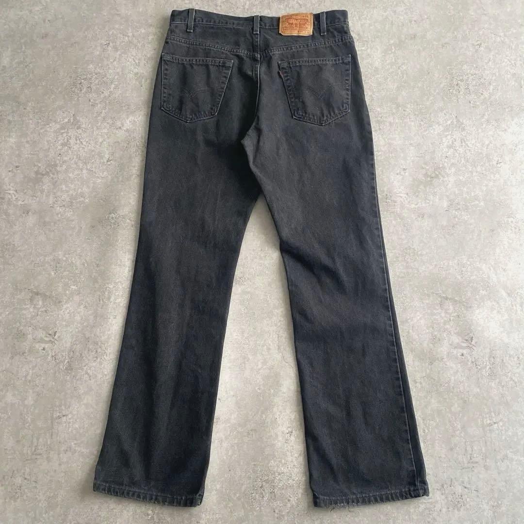 00s Levis 517 ブラック デニム パンツ USA製 W36 L34