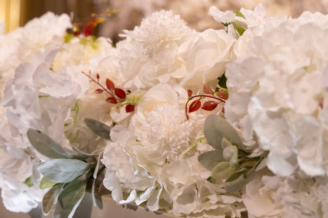 結婚式 装花 高砂 ケーキ台 造花　大幅最終値下げ！