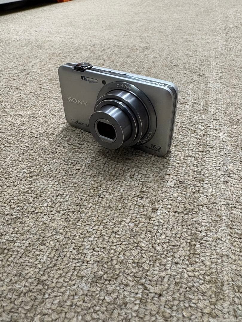 【美品】ソニー SONY DSC-WX7 コンデジ シルバー 動作品 純正品