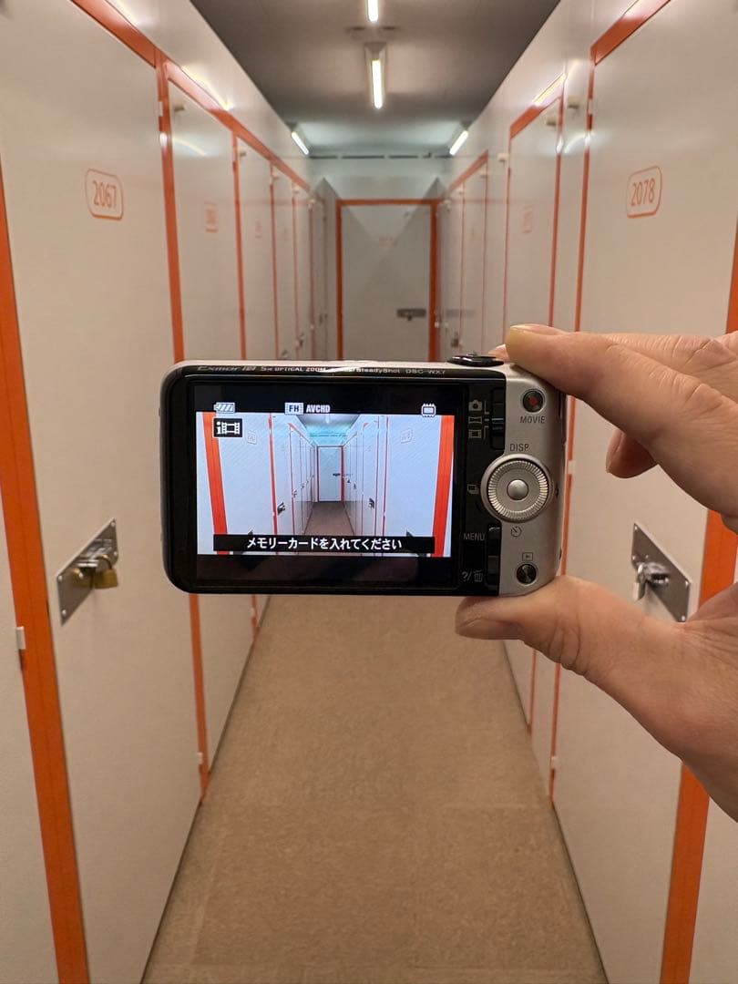 【美品】ソニー SONY DSC-WX7 コンデジ シルバー 動作品 純正品