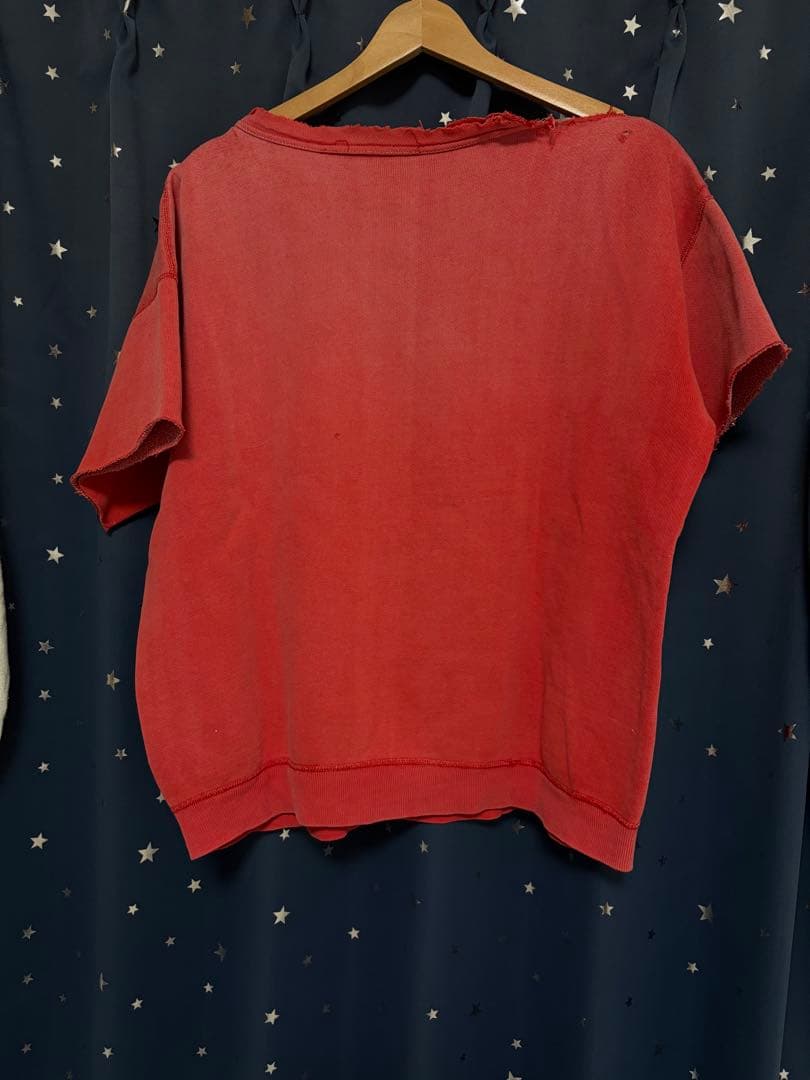 k*0様 ヴィンテージ 50s〜60s 半袖スウェット 前V フェード