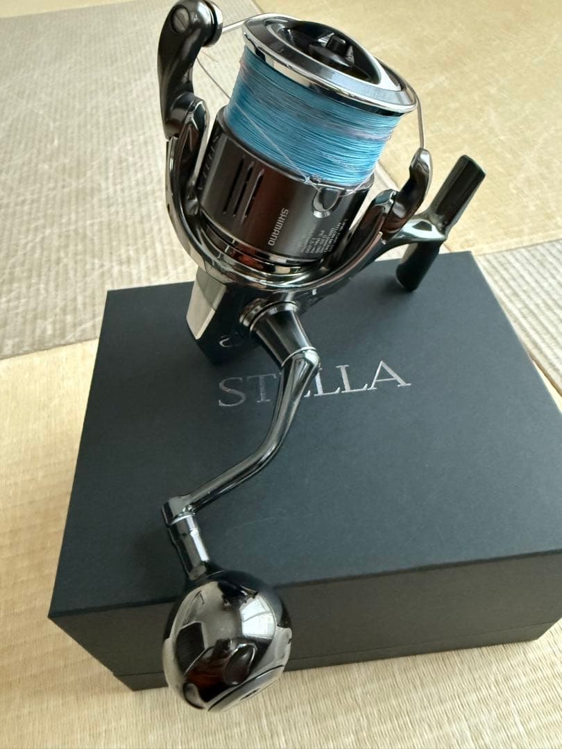 22ステラ4000MHG カスタムハンドルノブ付きリール