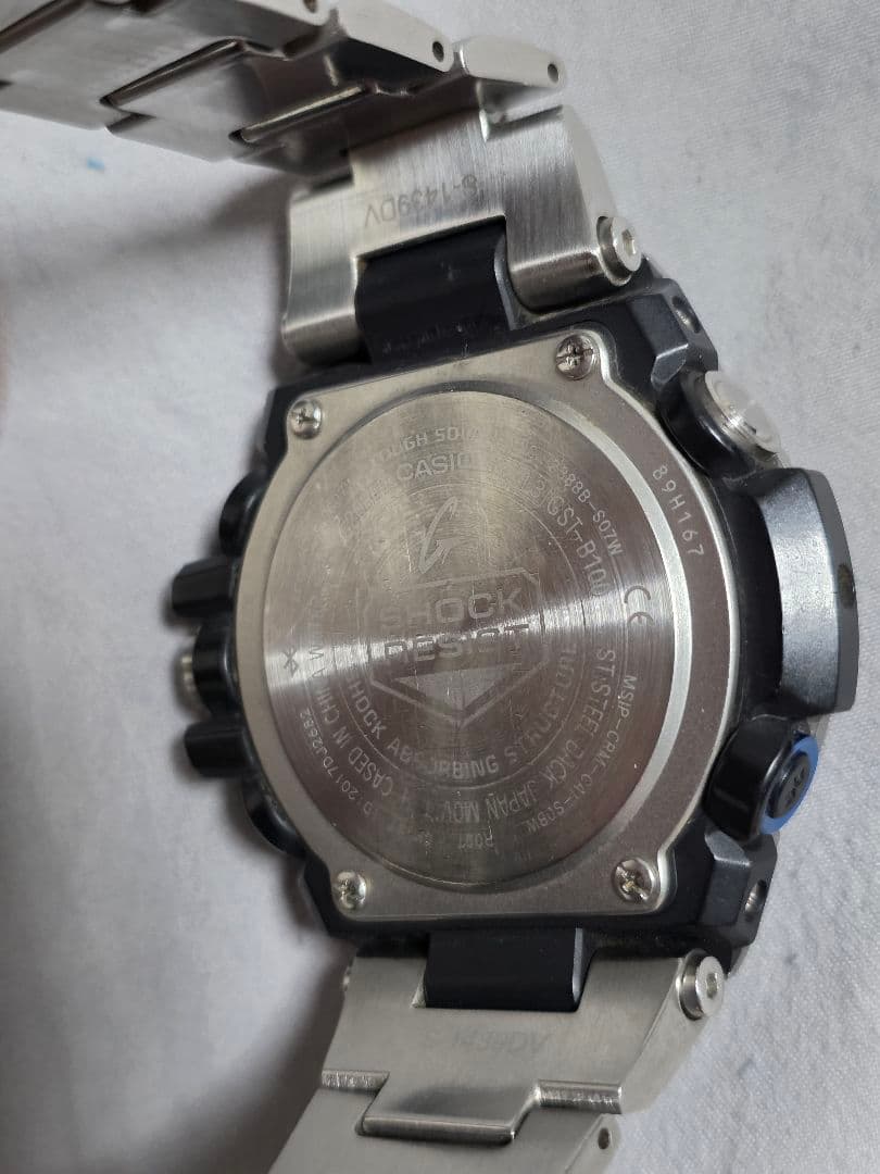 G-SHOCK G-STEEL GST-B100 ブルー 腕時計　稼働品