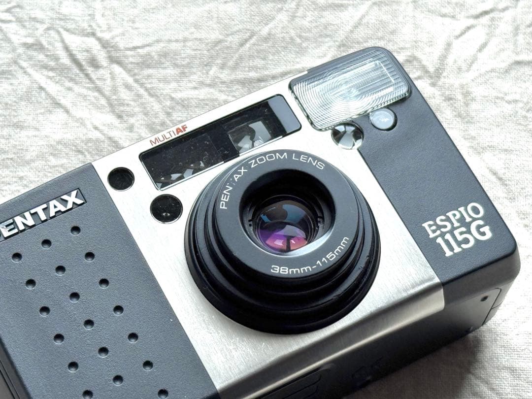 ⌘完動品！ 電池付き、作例あり！ PENTAX ESPIO 115G⌘