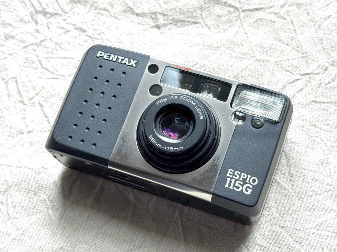⌘完動品！ 電池付き、作例あり！ PENTAX ESPIO 115G⌘