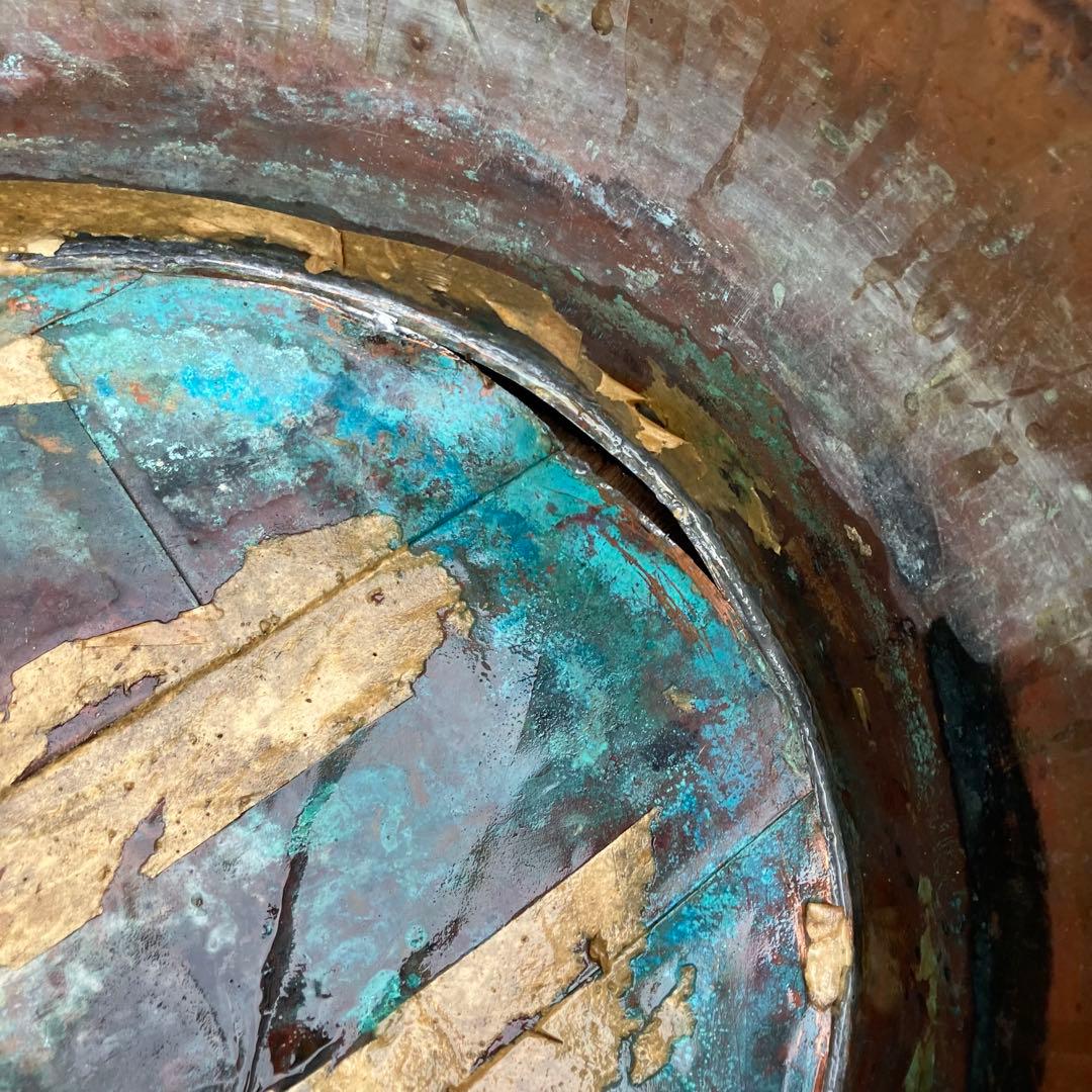 昭和レトロ 古家具 天然木製 長火鉢 大型火鉢 囲炉裏 古民家 古道具ビンテージ