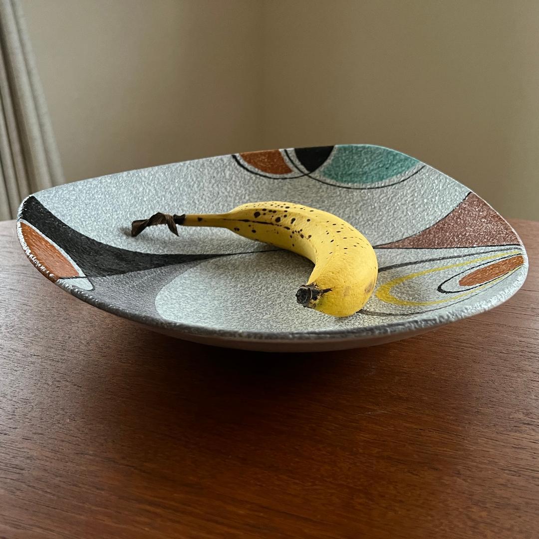 センターピース 1950年代 オランダ製 ゴーダ窯 ミッドセンチュリー 北欧