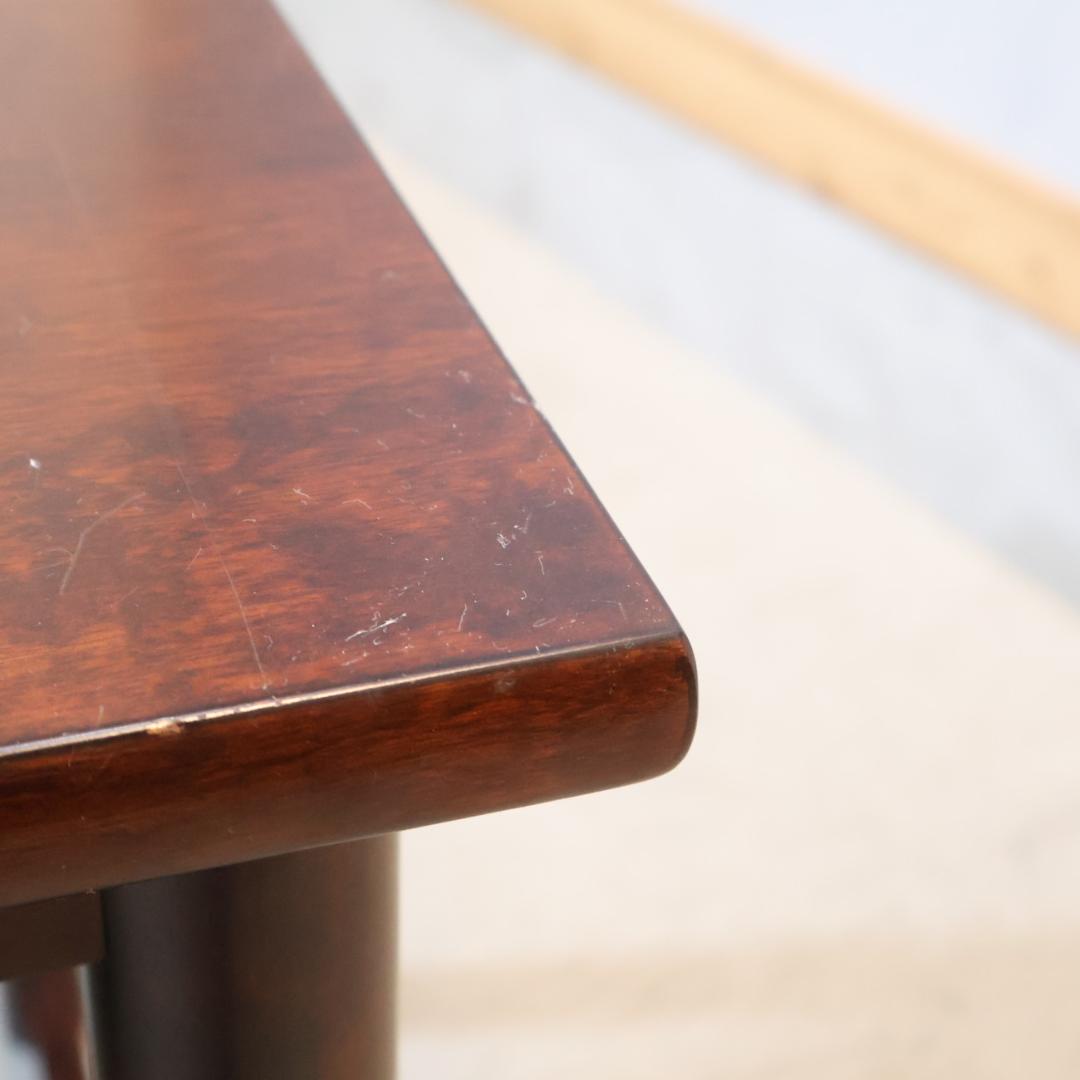 九州民芸家具 つくし工芸 書斎机 袖机 デスク ミズメザクラ無垢材 クラシック