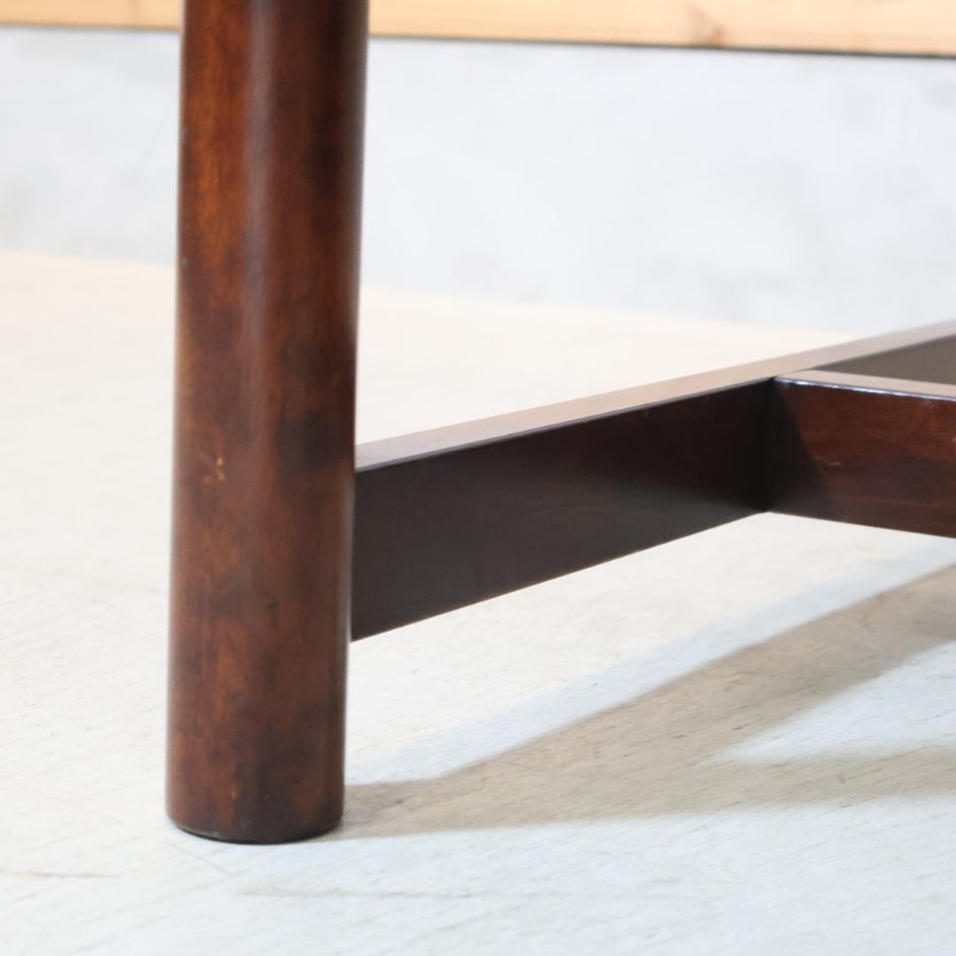 九州民芸家具 つくし工芸 書斎机 袖机 デスク ミズメザクラ無垢材 クラシック