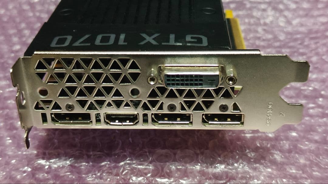 ジャンク ZOTAC GTX 1070 8G 動作確認済み ①