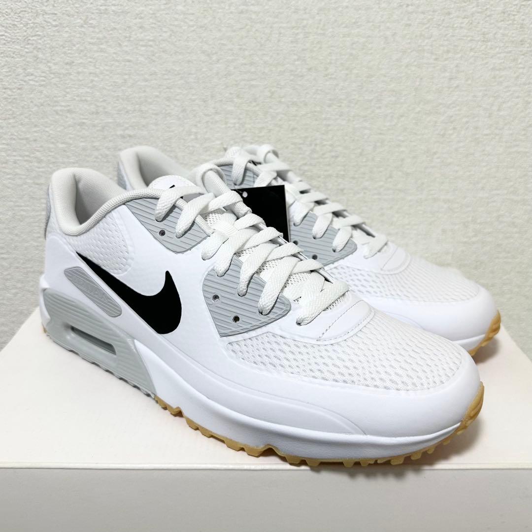 ナイキ ゴルフ 29cm エアマックス 90 シューズ スパイク 靴 白