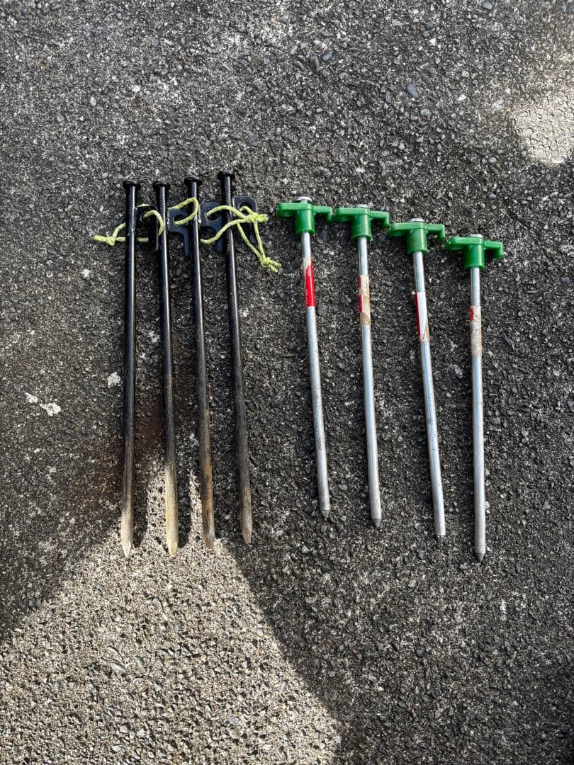 タトンカTarp 1 ポリエステル　ガイロープ、ペグ、ポール付き