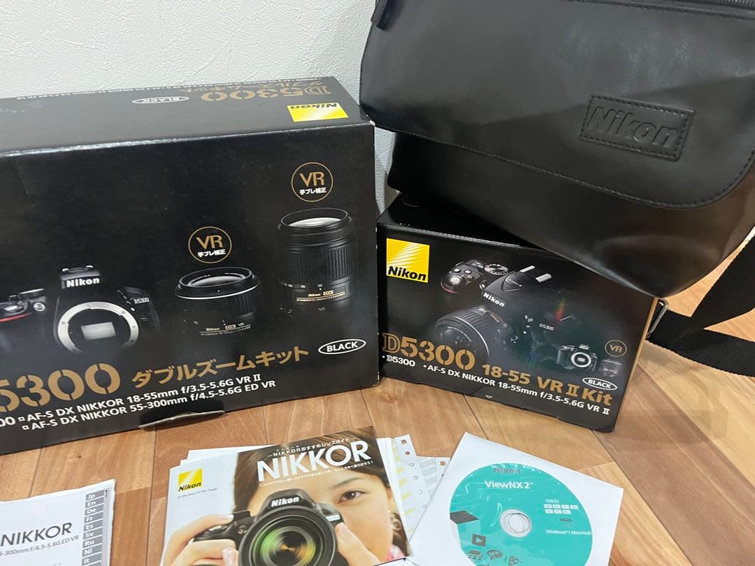 Nikon D5300 ブラック　ダブルズームキット　美品