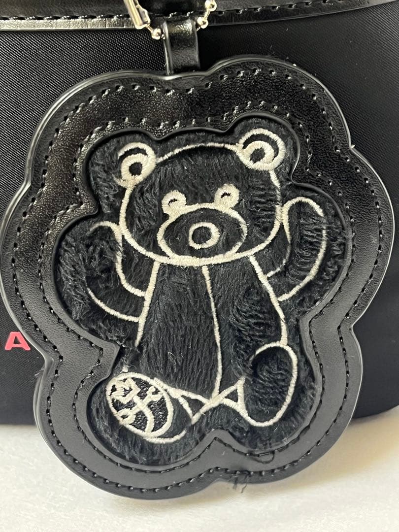 カステルバジャック　T挿しBEAR付き　サッチェルラウンドバッグ