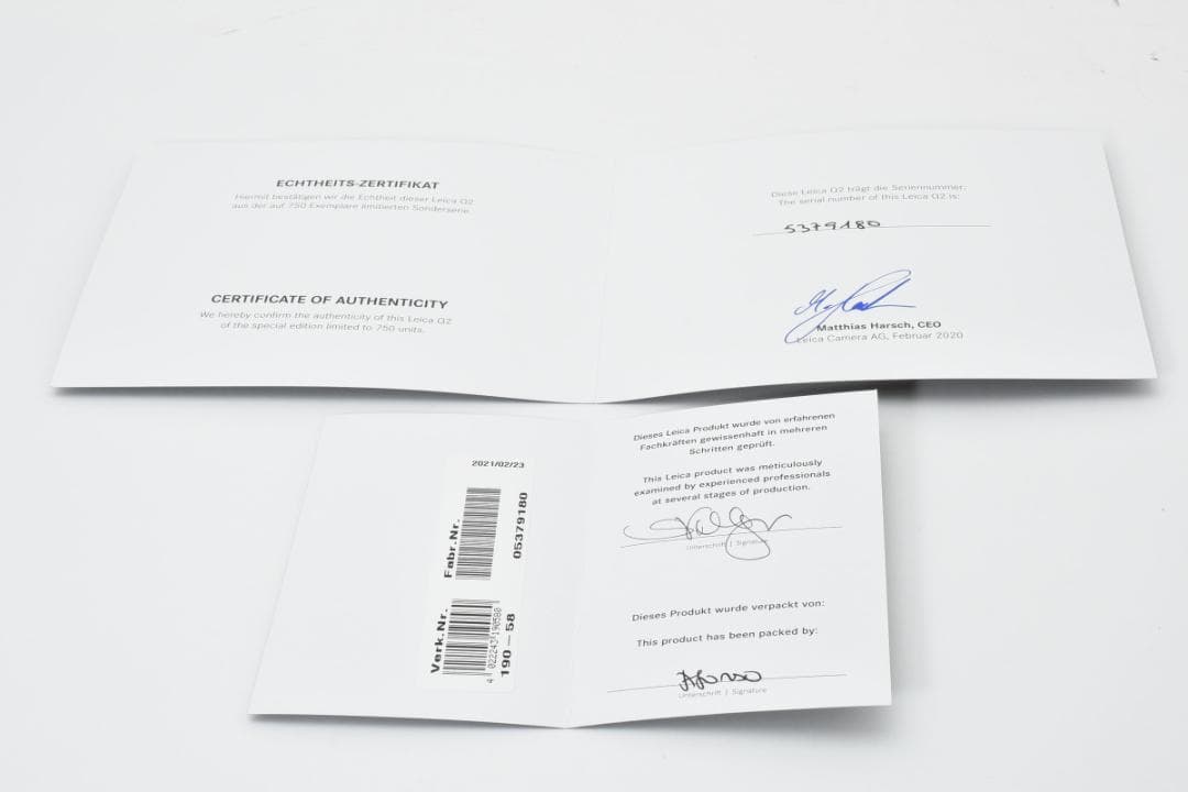 超美品ライカ Q2 Daniel Craig Greg Williams 223