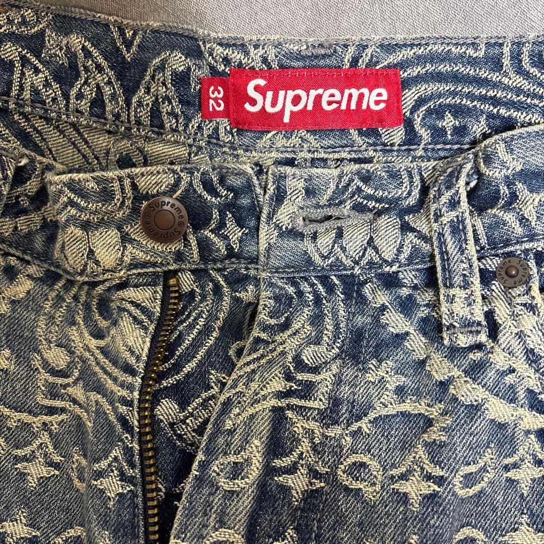 パンツ 32 Supreme Bandana Jacquard Baggy Jean