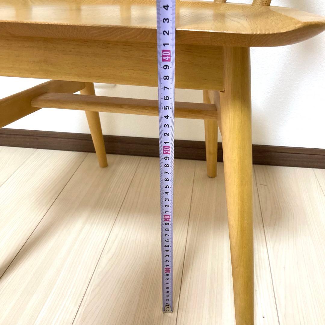 ナフコ　キャプテンチェア ダイニングチェア　アームチェア　椅子　天然木