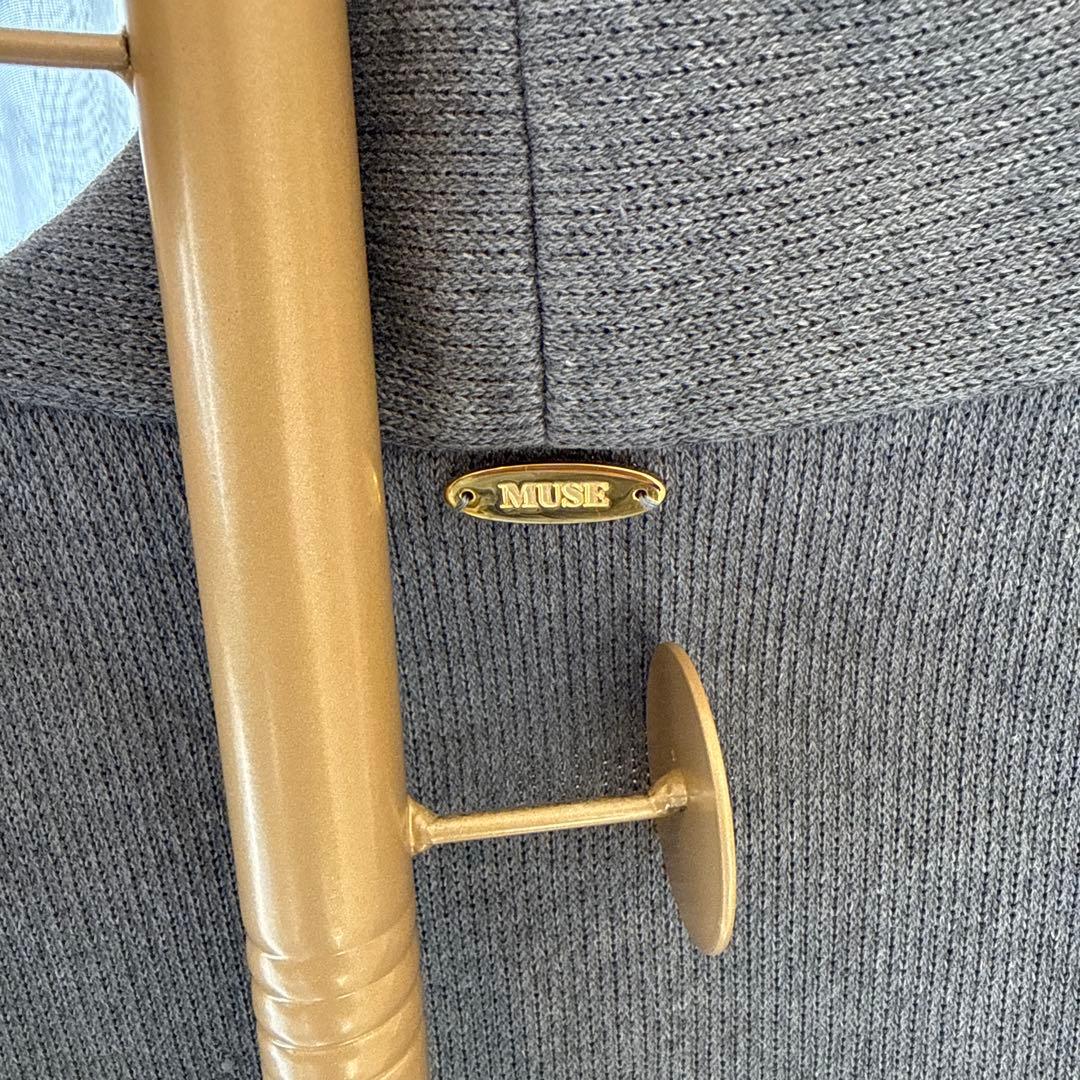 ドゥーズィエムクラス Twins cottonショートガウン コットン グレー