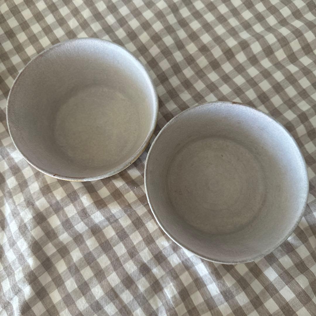 三ッ持啓　ボウルとオーバル皿のセット