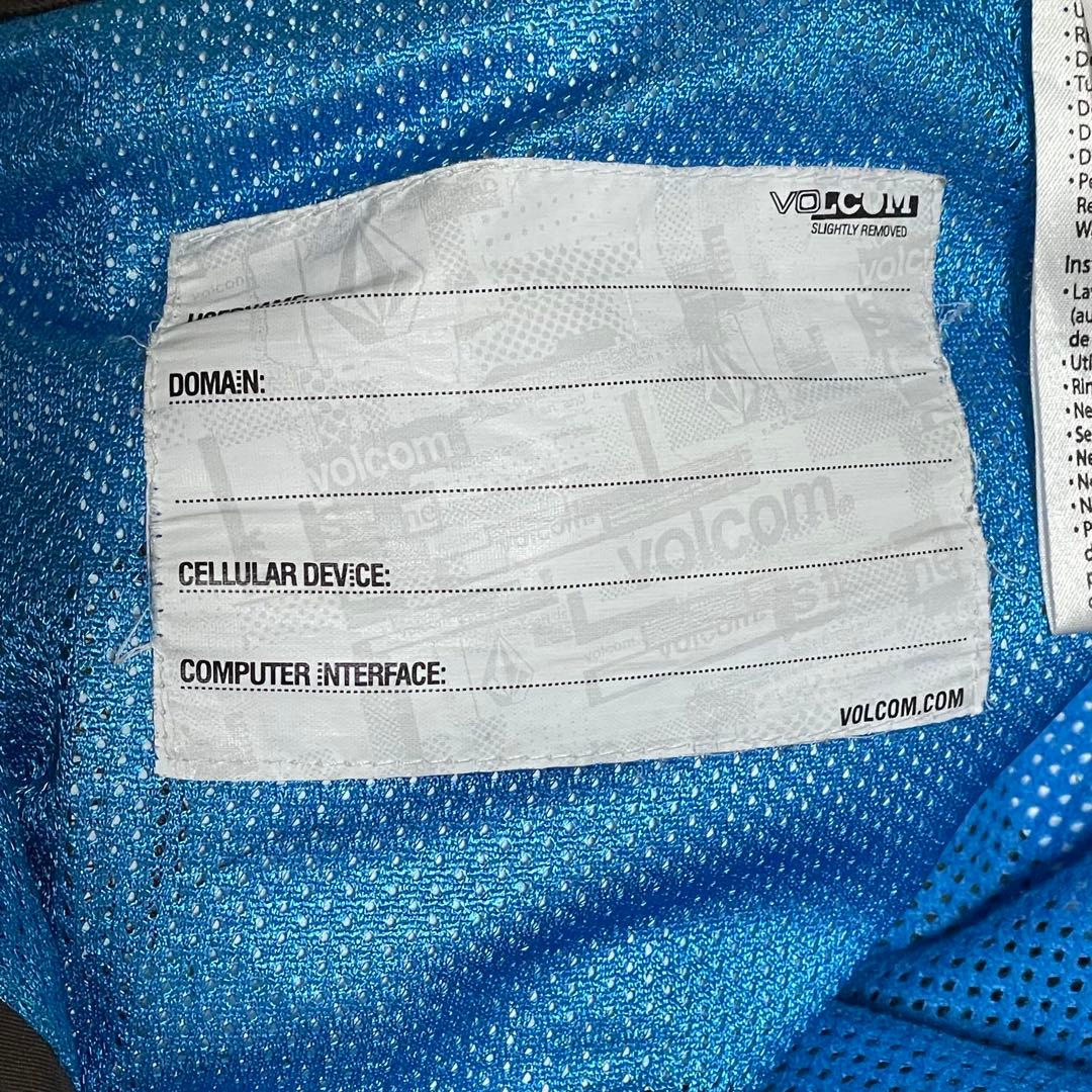 ボルコム　スキーウェア　ナイロンパンツ　総柄　ロゴ刺繍　タウンユース　XLサイズ