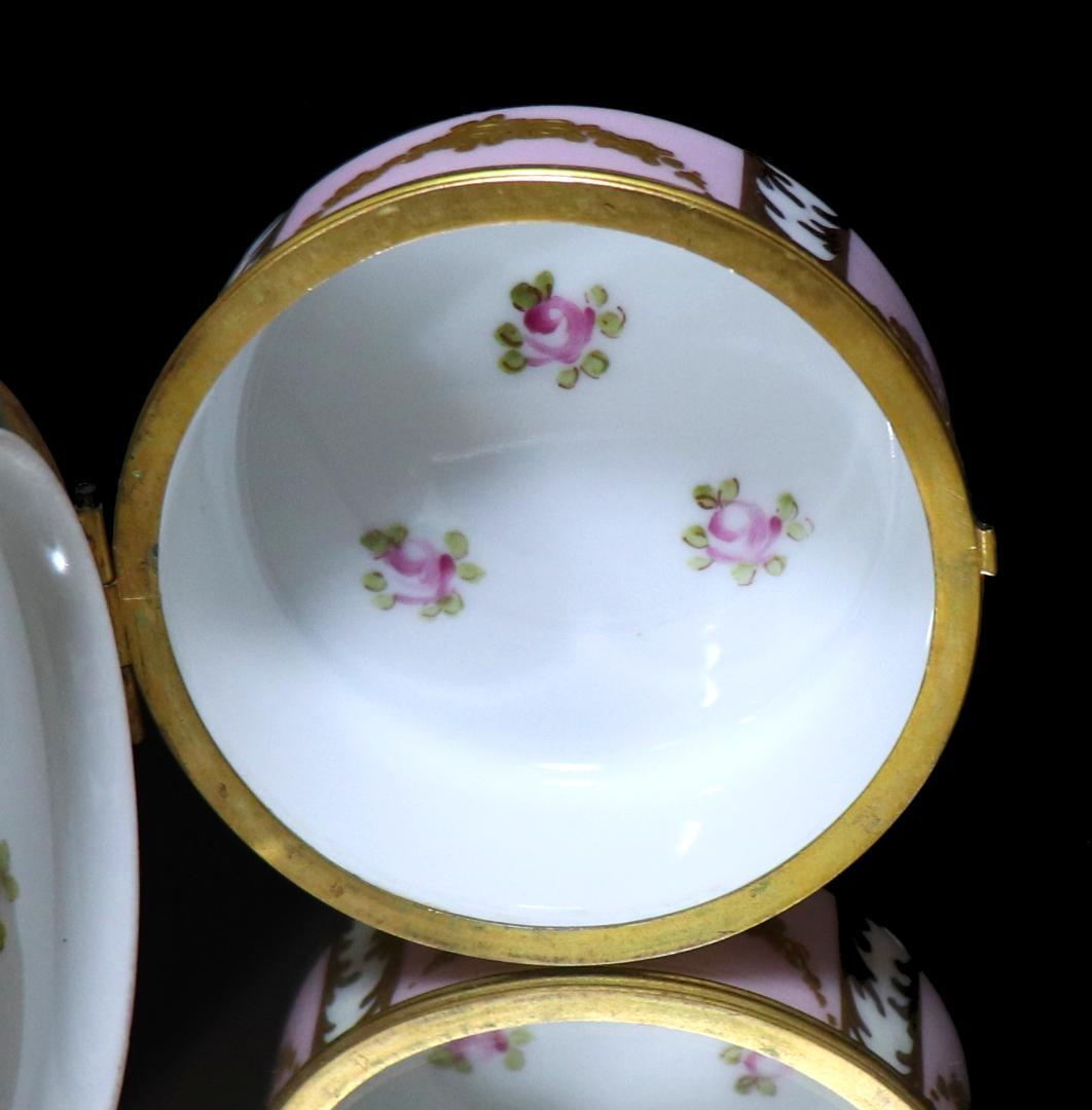 オールド・バカラ 美術館級 金彩エナメル薔薇文ブロンズオパーリンクリスタル製蓋物