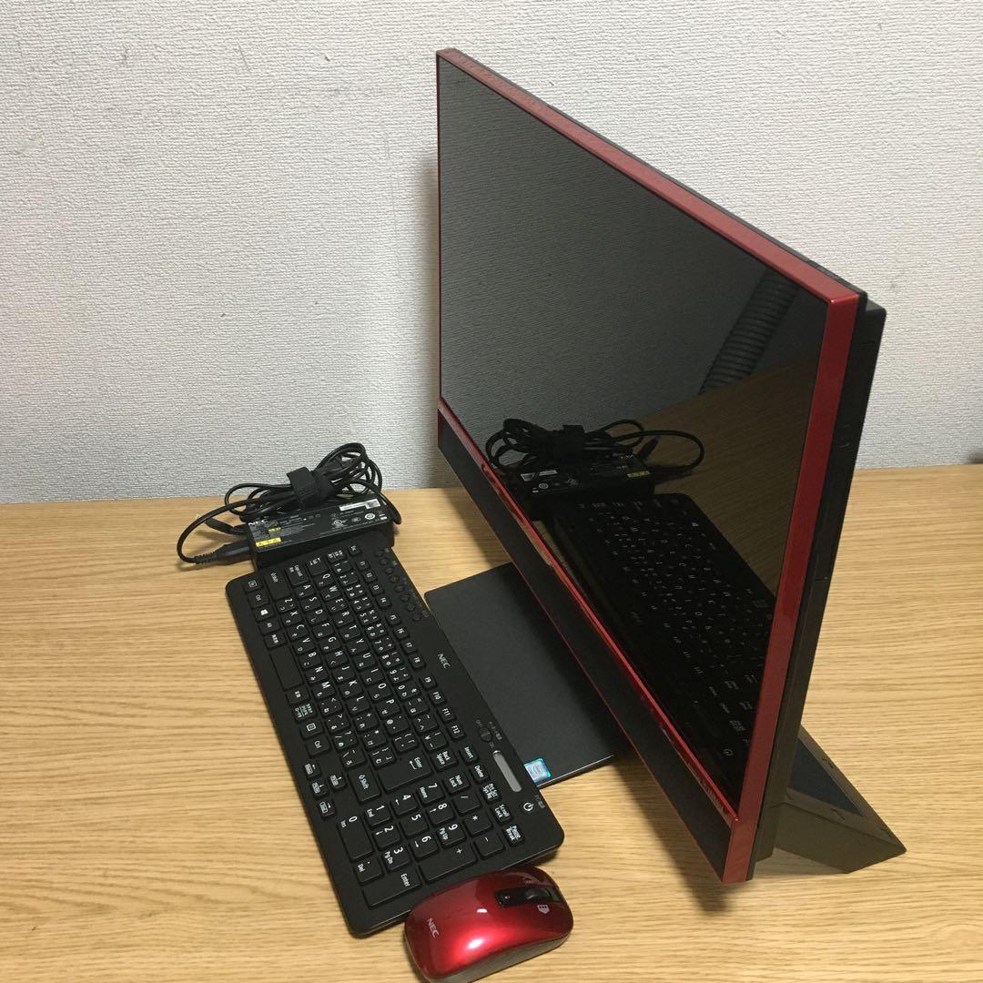 NEC Win11 23.8' モニター 一体型 デスクトップPC フルセット