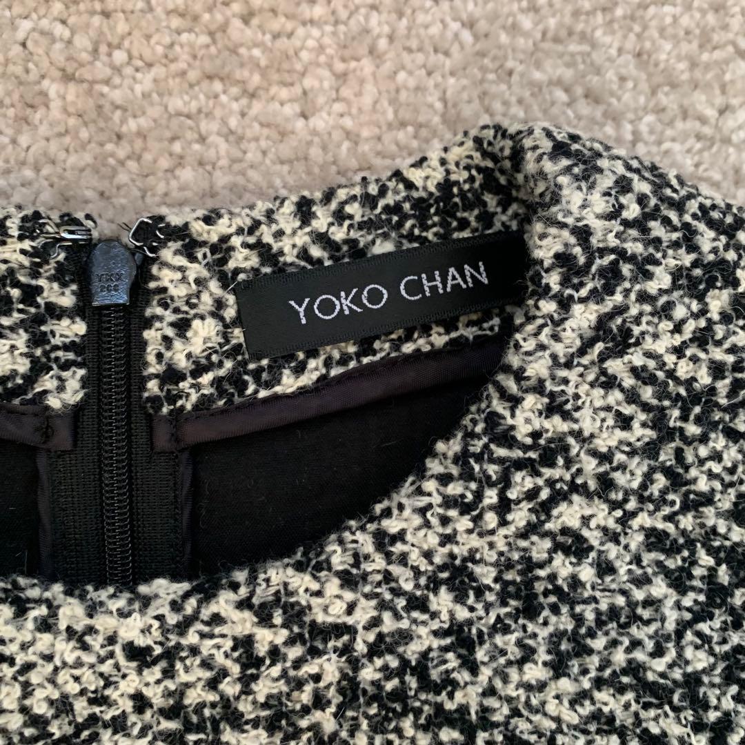 はな　YOKO CHAN ヨーコチャン　アンゴラ混　ワンピース　コクーン