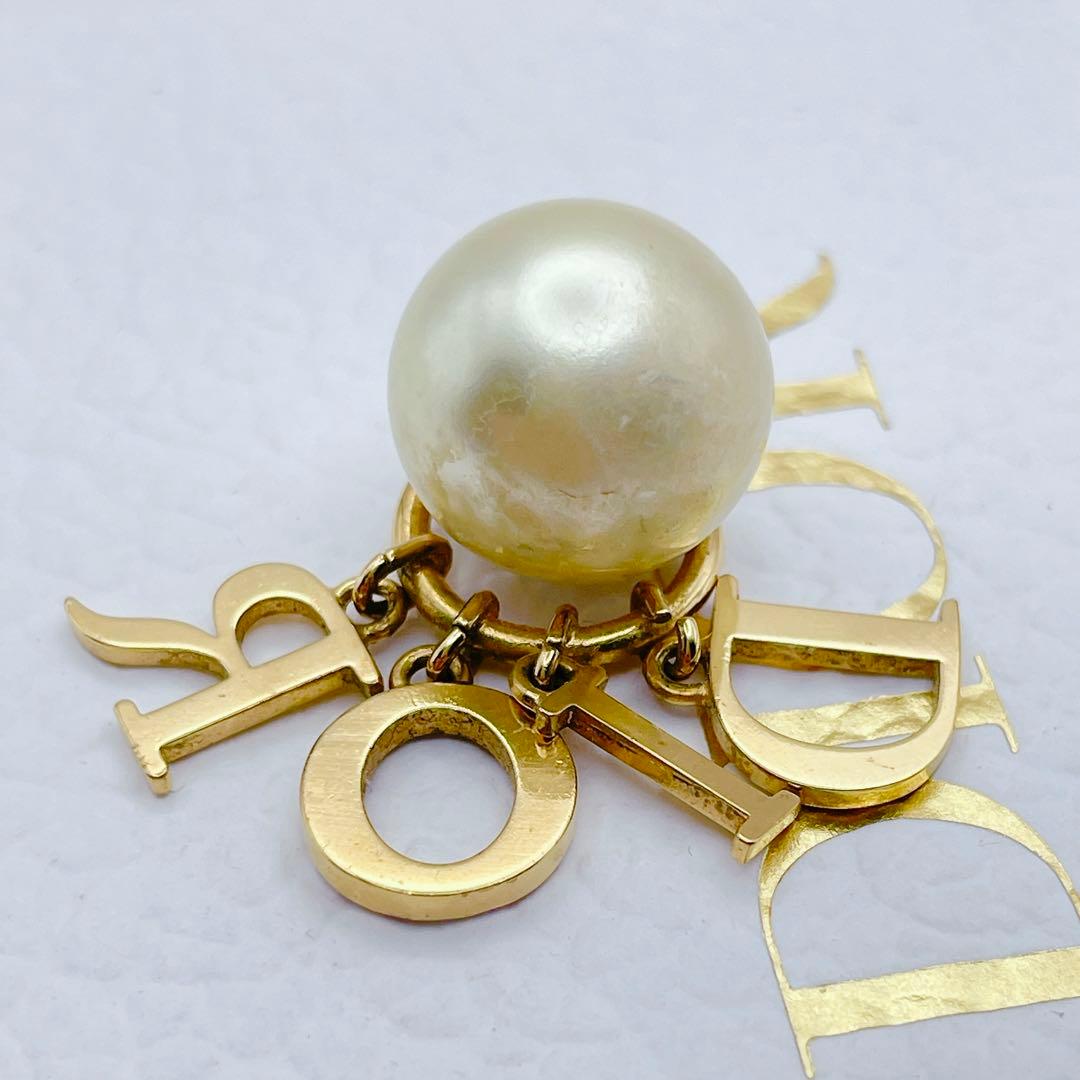 Christian Dior ピアス　トライバル　パール　ストーン　片耳