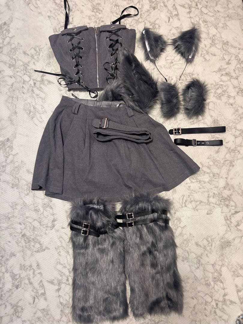 Sugar×ソウメイ レースアップオオカミセットアップ Mサイズ