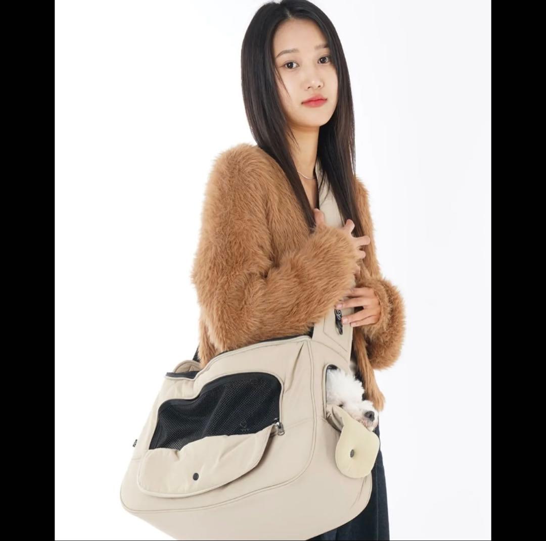 お値下げ！SSOOOK SLINGBAG(バッグ右）タグ付き　ベージュ L右