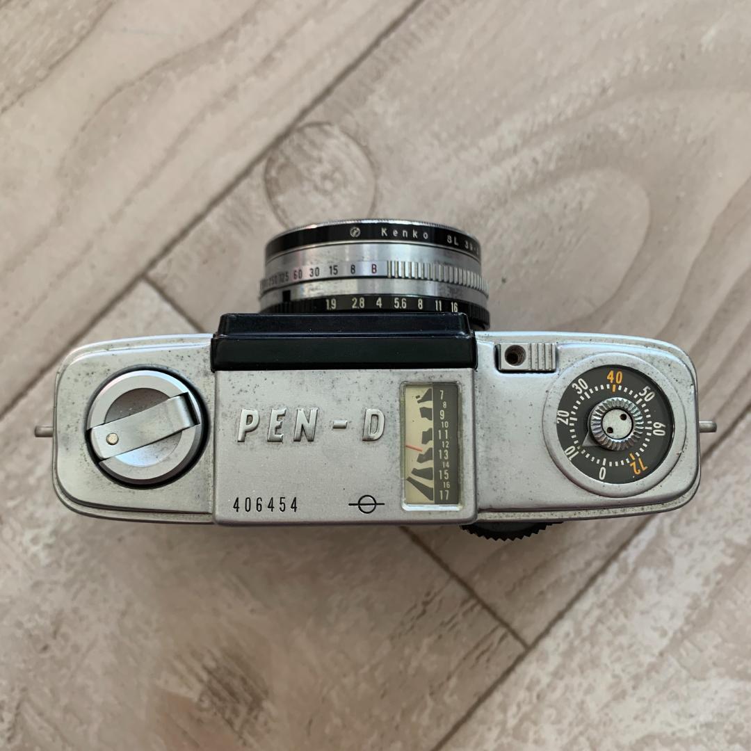 【現状品】オリンパス OLYMPUS PEN-D フィルムカメラ ケース付 レア