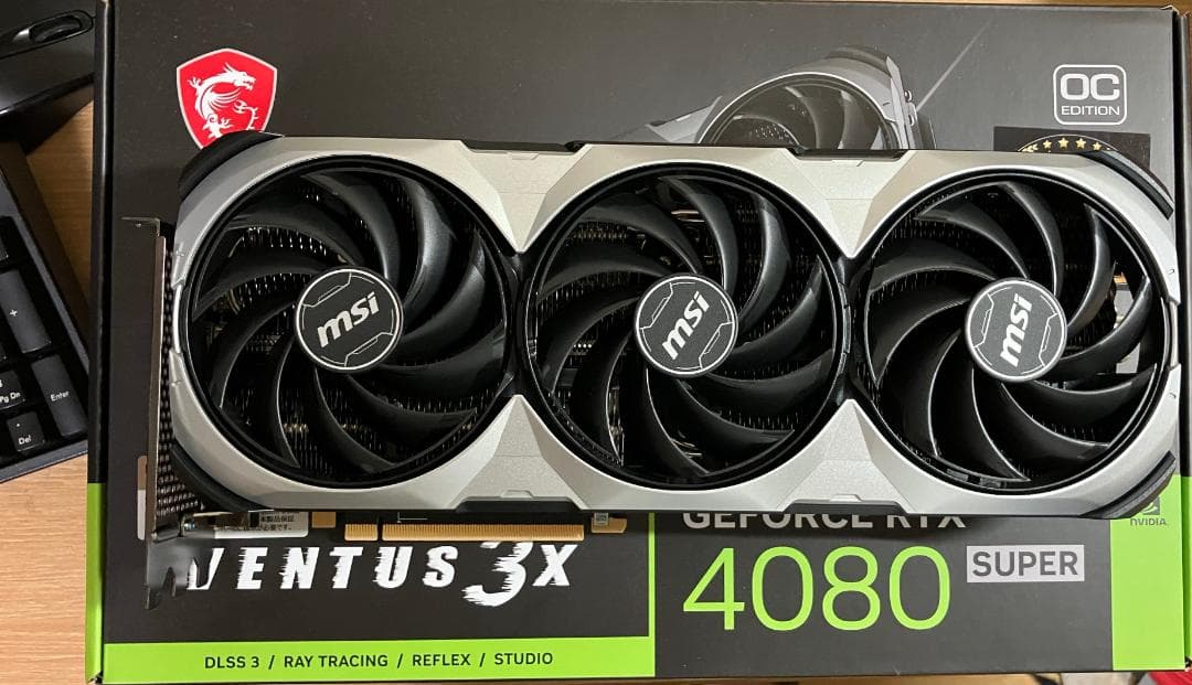 グラフィックボード・グラボ・ビデオカード MSI GeForce RTX 4080 SUPER 16G VENTUS 3X