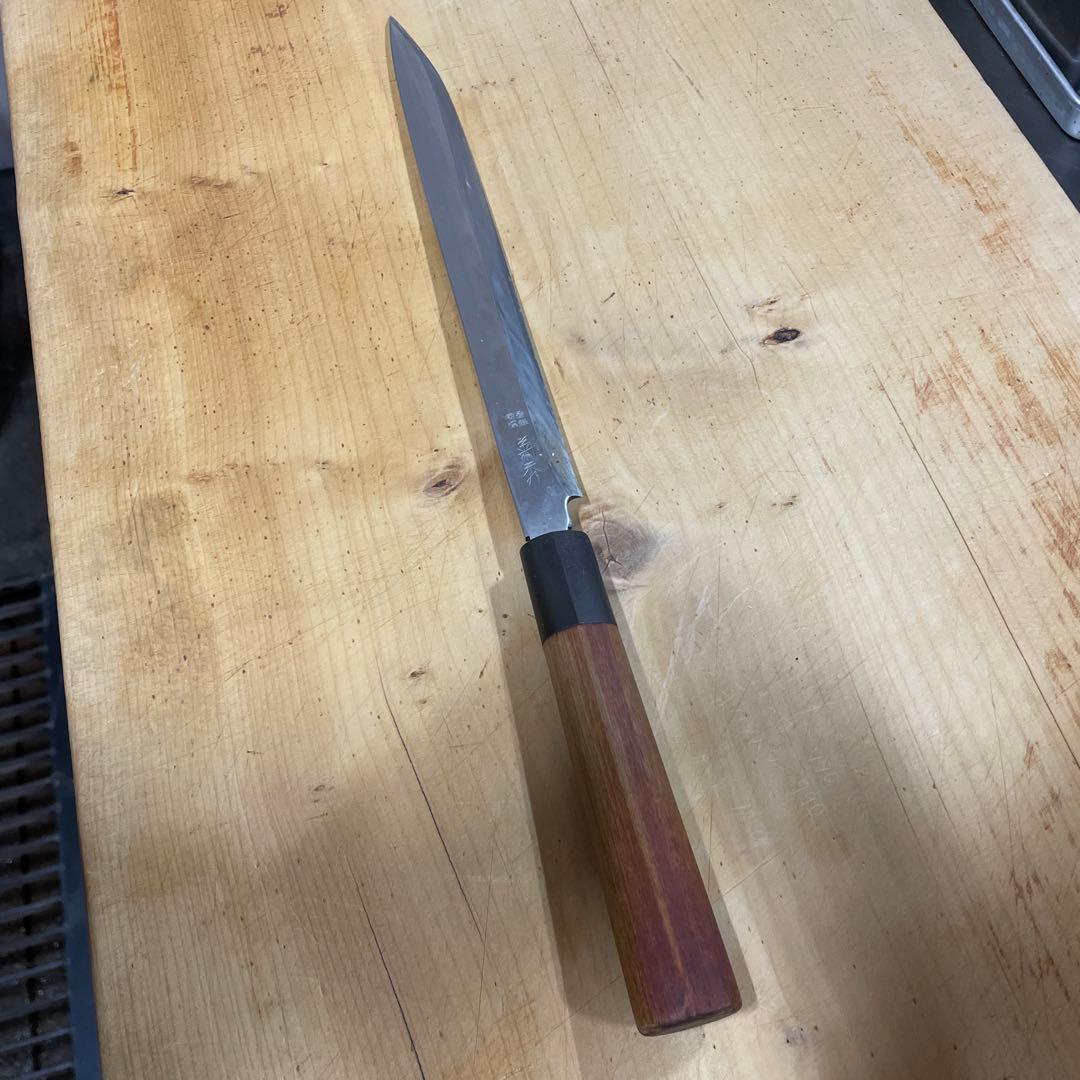 柳刃包丁　9寸　菊秀