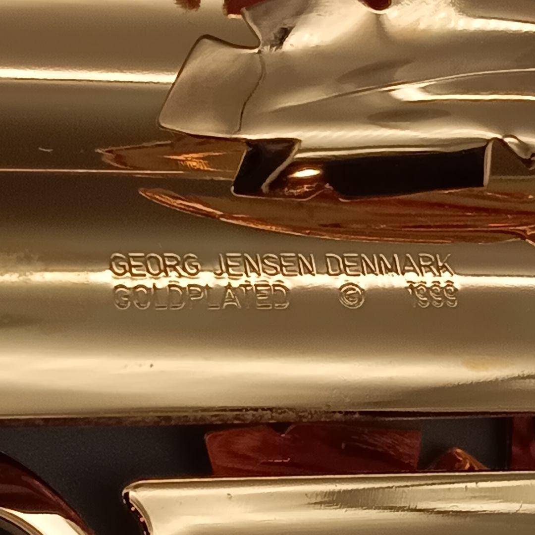 ジョージ ジェンセン イヤーオーナメント ５点 セット クリスマス 共箱